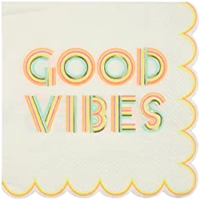 GOOD VIBES NAPKINS SMALL - Image 1